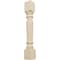 Ekena Millwork 5"W x 5"D x 35 1/2"H Legacy Tapered Cabinet Column, Rubberwood COL05X05X35LERW - alternate 1